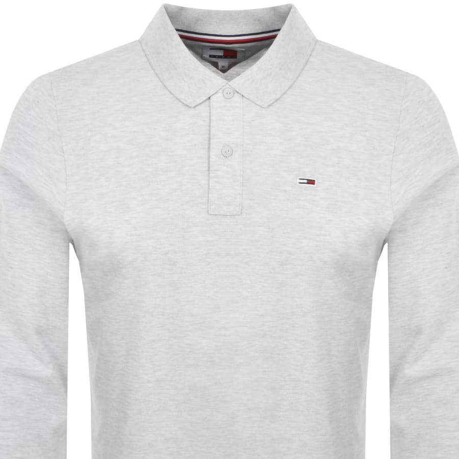 Tommy Jeans Slim Fit Polo T Shirt Grey